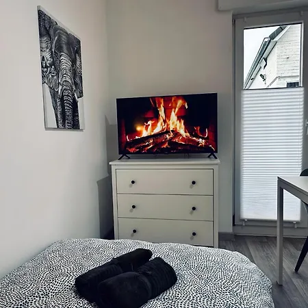 Apartment Flixi III - Zentrales Zimmer Fuer 2 Gaeste Нордхорн Экстерьер фото